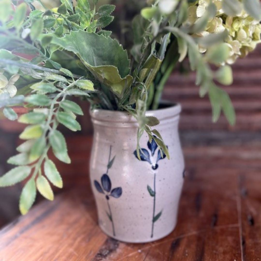 Utensil Jar: Petals in Bloom