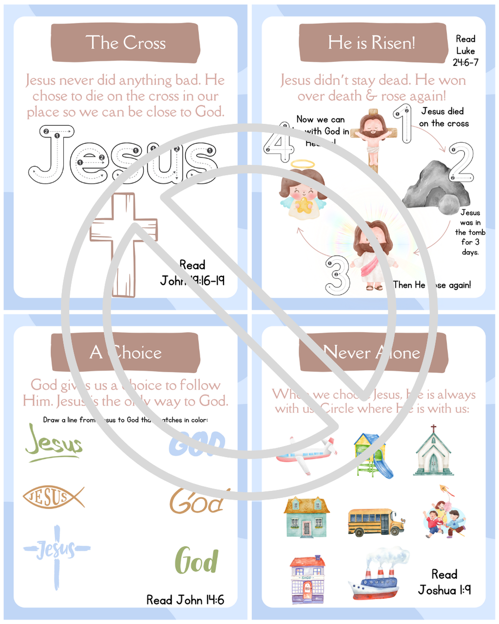 Intro. to Jesus Activity Busy Book