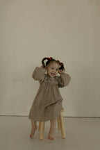 Child Long Sleeve Dress | Honey Gingham