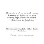 Glass, Electric Candle Warming Lamp
