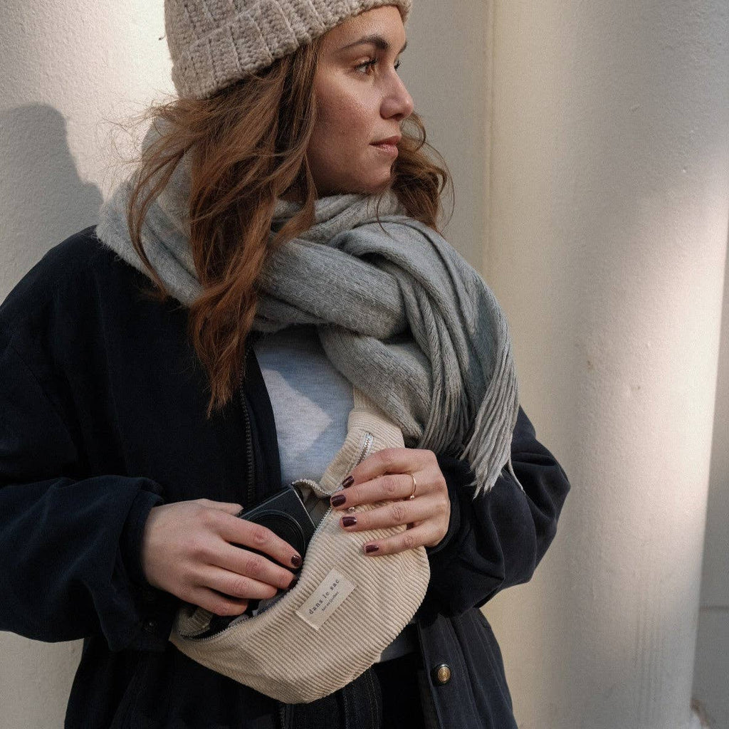Corduroy belt bag