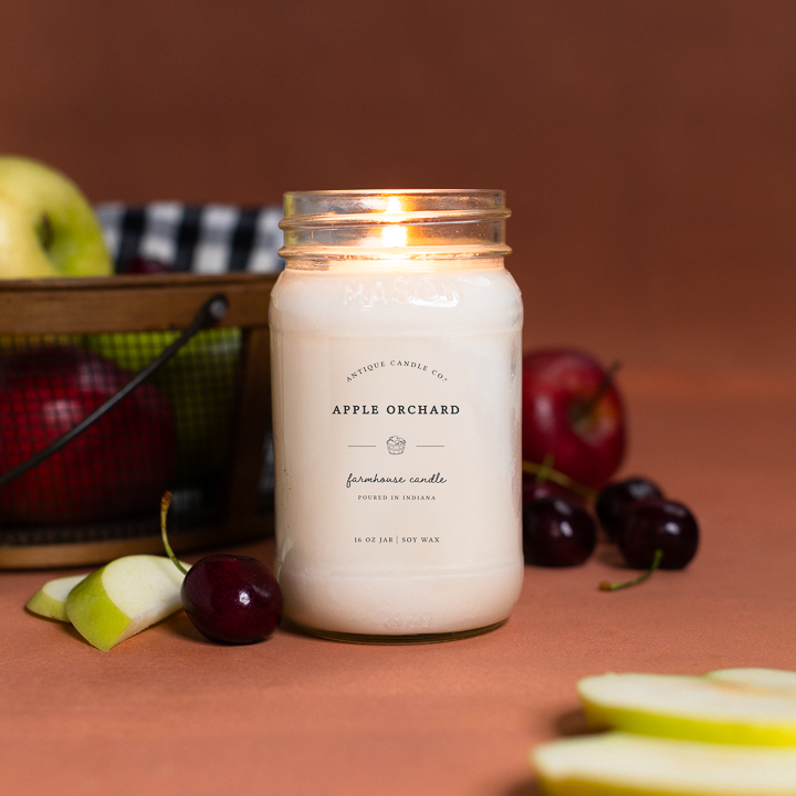 Apple Orchard - Soy Wax Mason Jar Candle