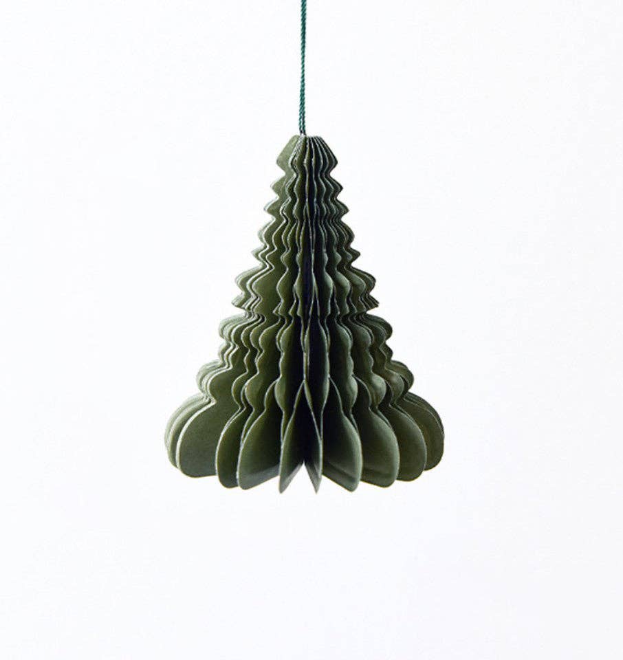 Christmas Paper Tree Ornaments
