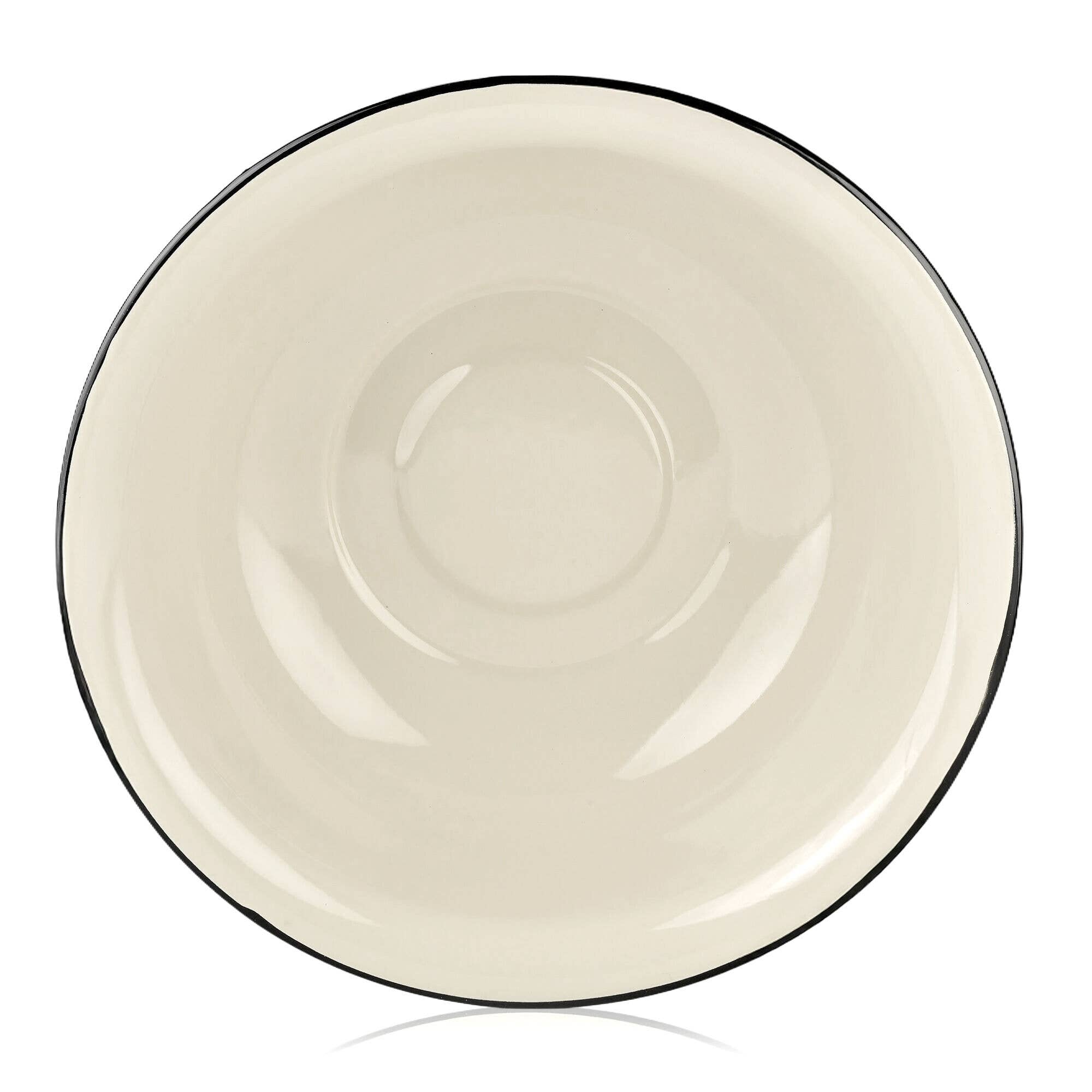 Ivory Vintage Enamel Basin 9.5 qt
