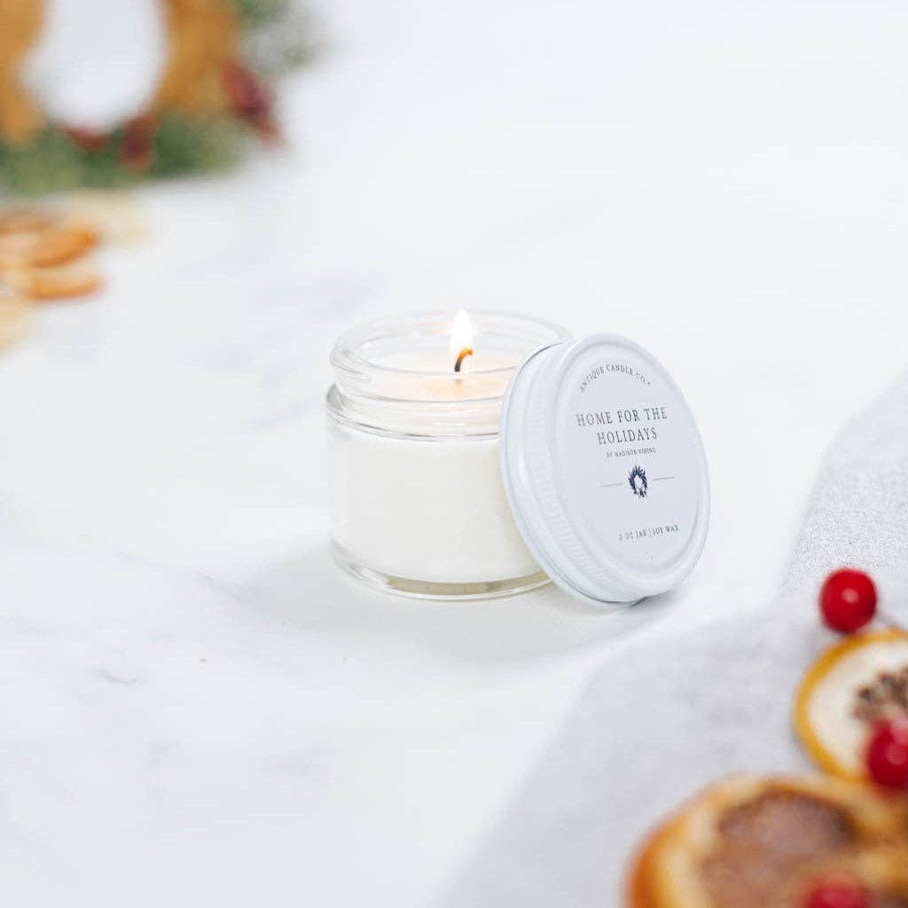 Home for the Holidays - Soy Wax Mason Jar Candle