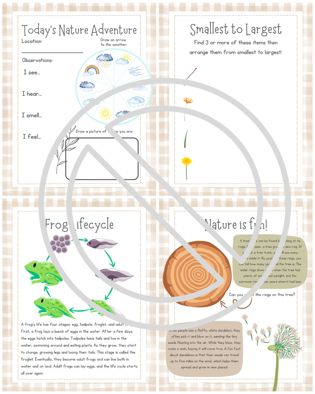 Nature Activity Busy Book