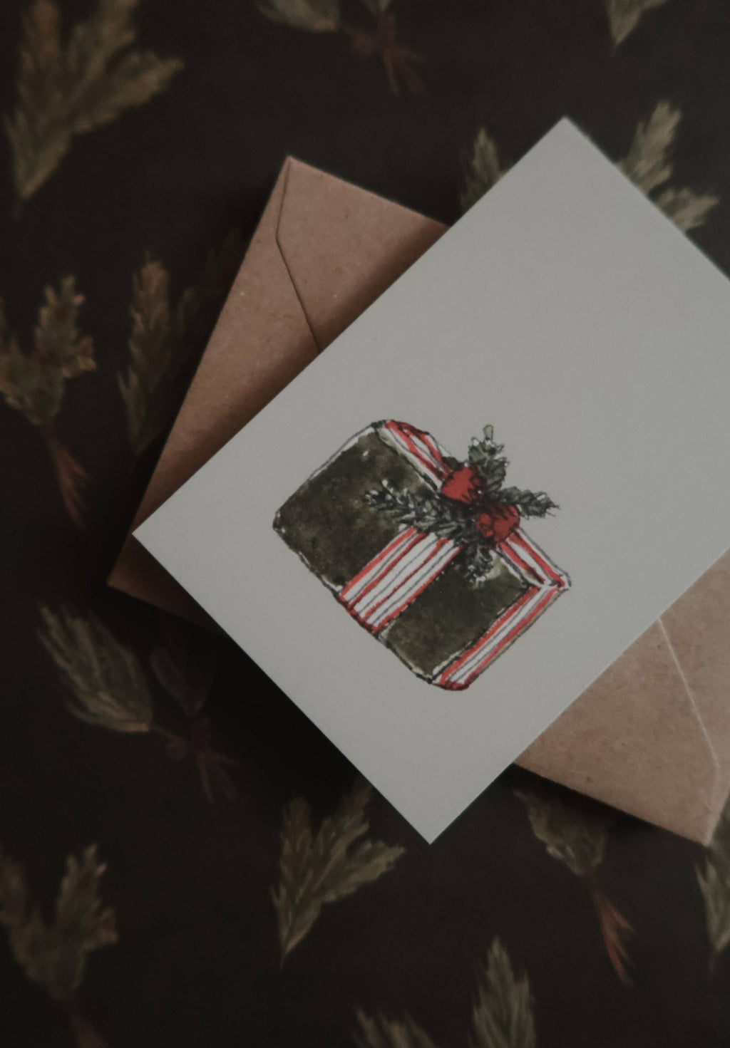 Christmas gift Small Flat Card