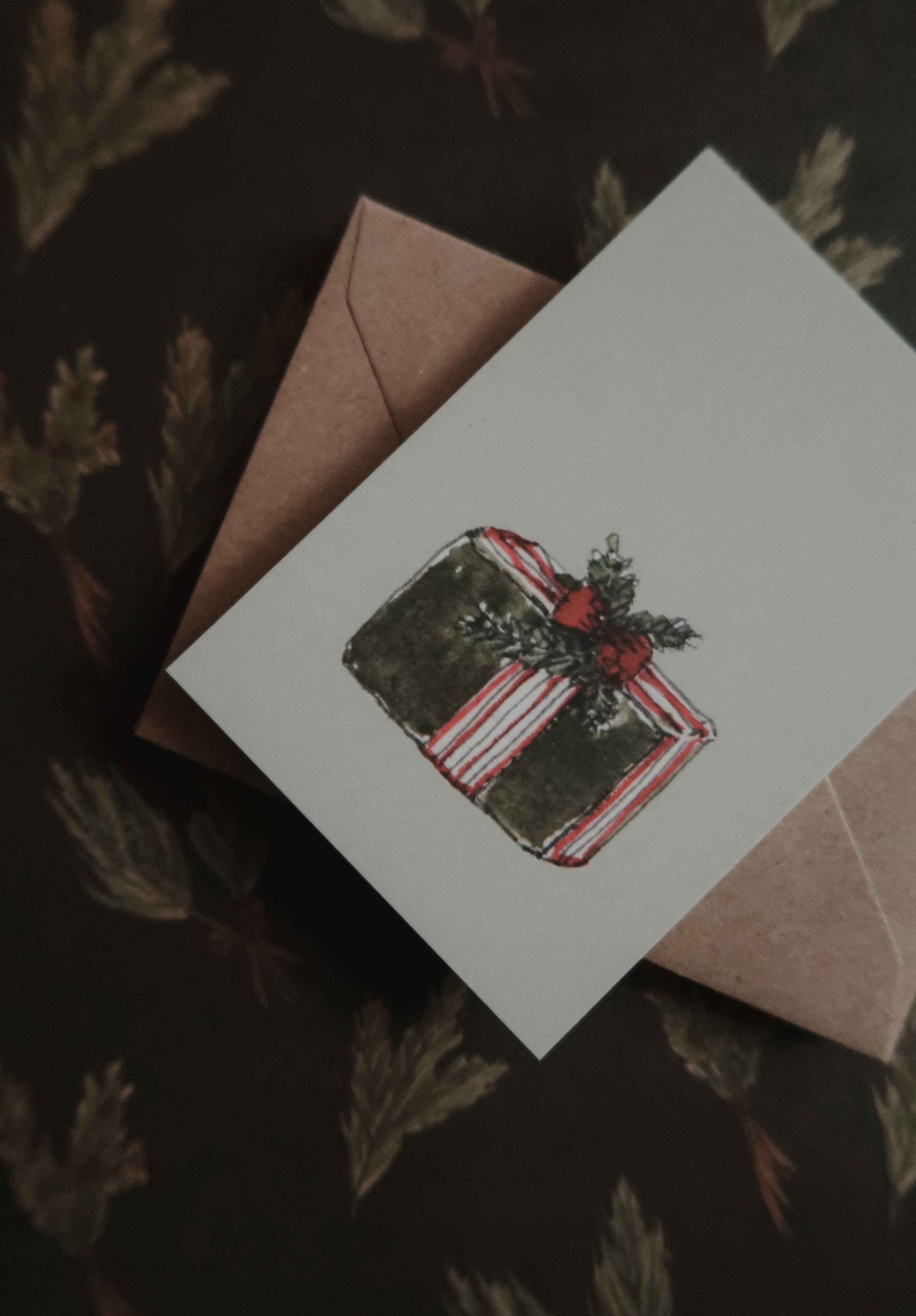 Christmas gift Small Flat Card