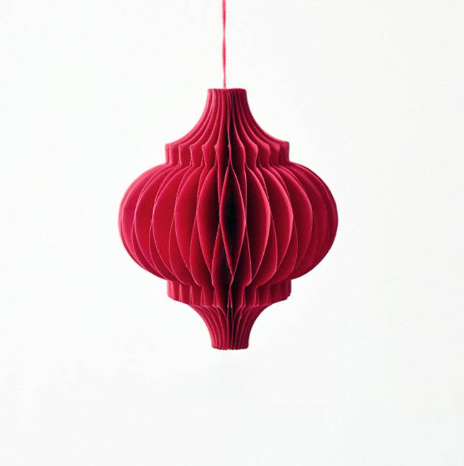 Christmas Paper Tree Ornaments