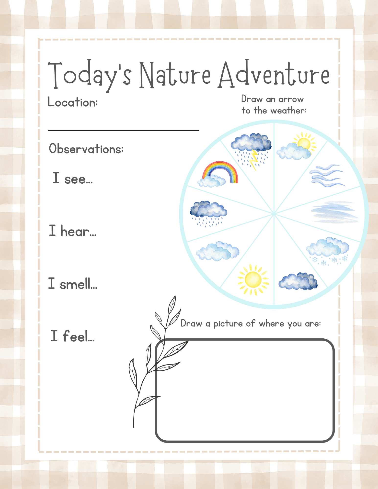 Nature Activity Busy Book