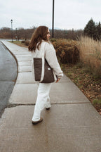 Quilted everyday tote