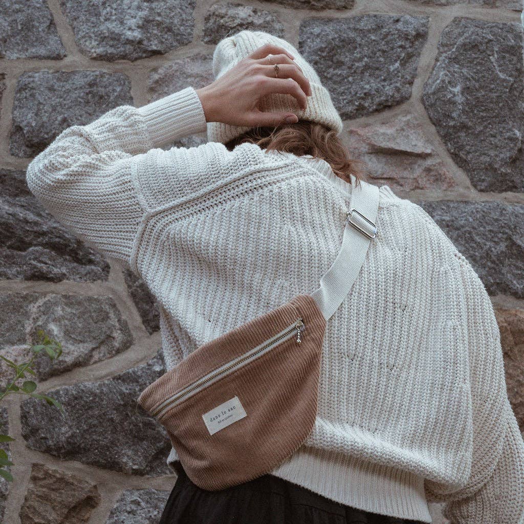 Corduroy belt bag
