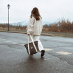 Quilted everyday tote