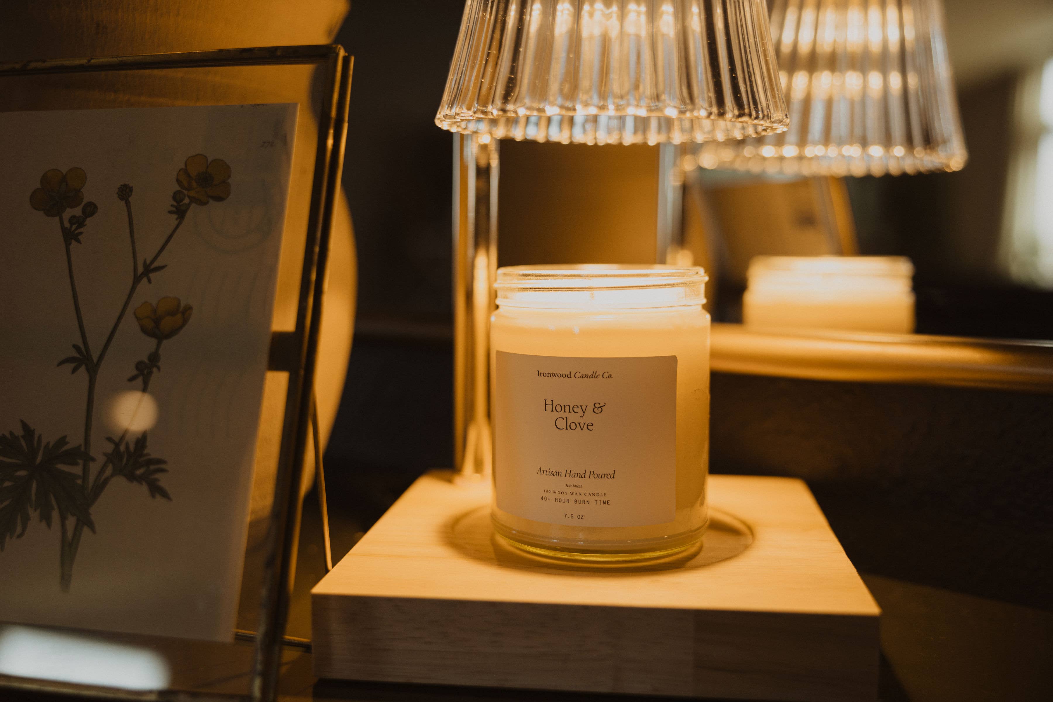 LAMP CANDLE WARMER - Dimmable, Timer, Adjustable