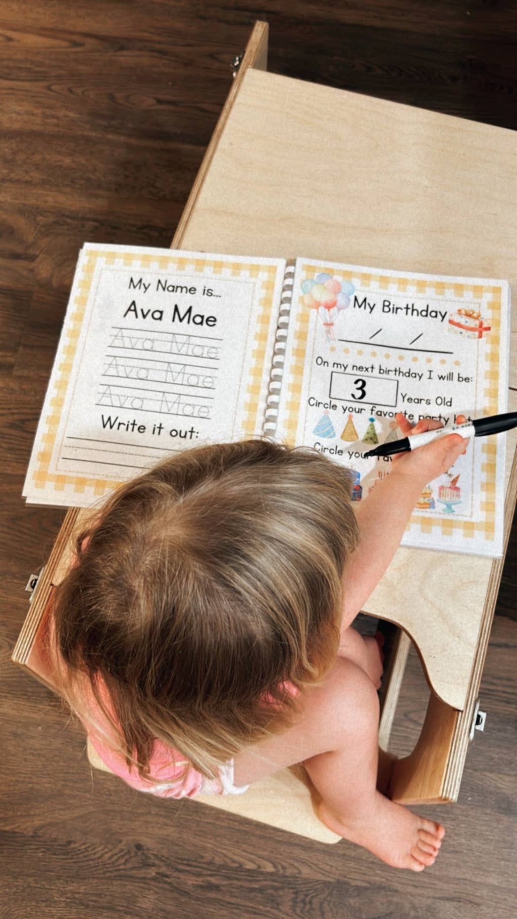 Circle Time Toddler Activity Busy Book