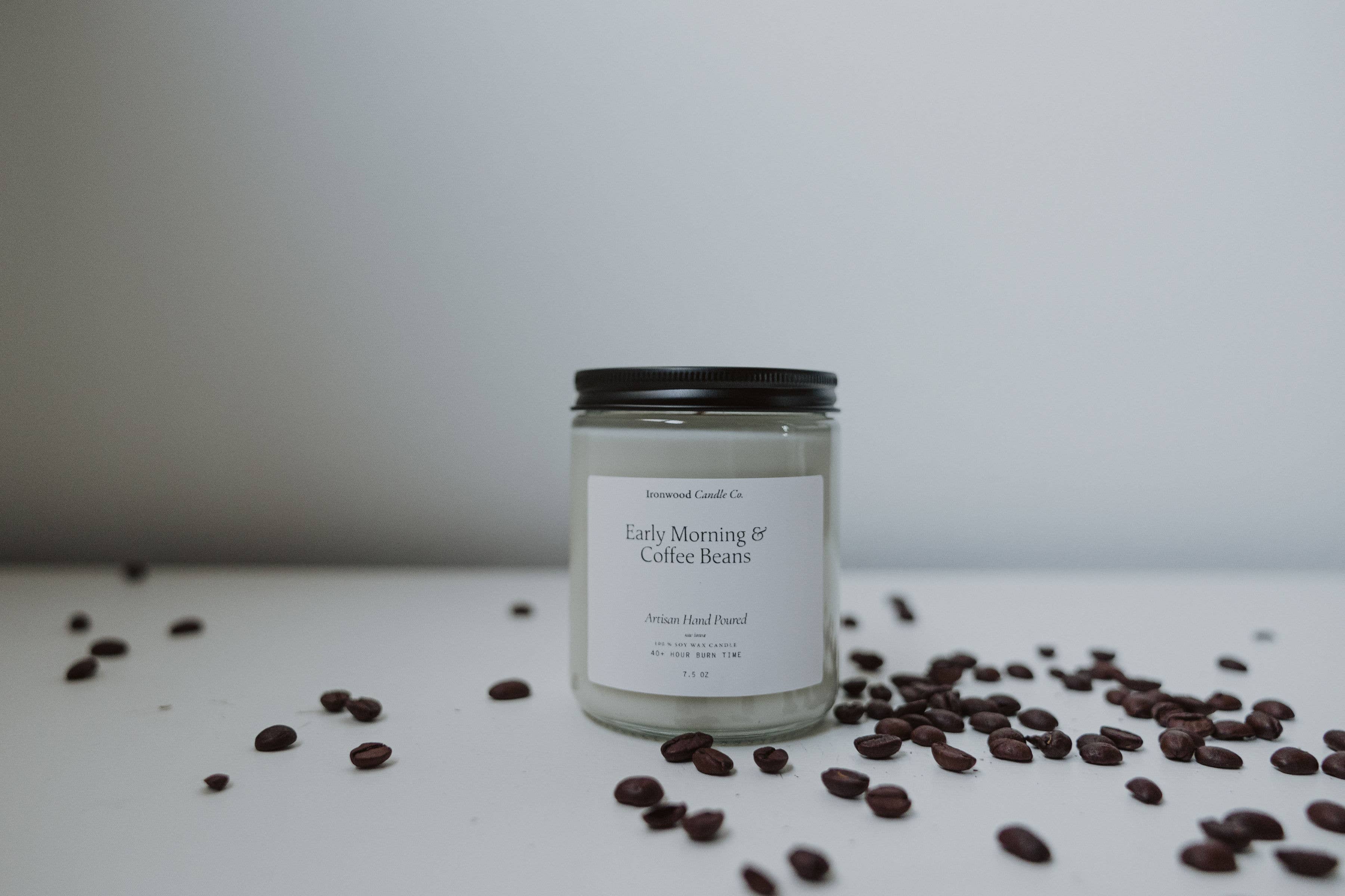 EARLY MORNING & COFFEE BEANS SOY CANDLES