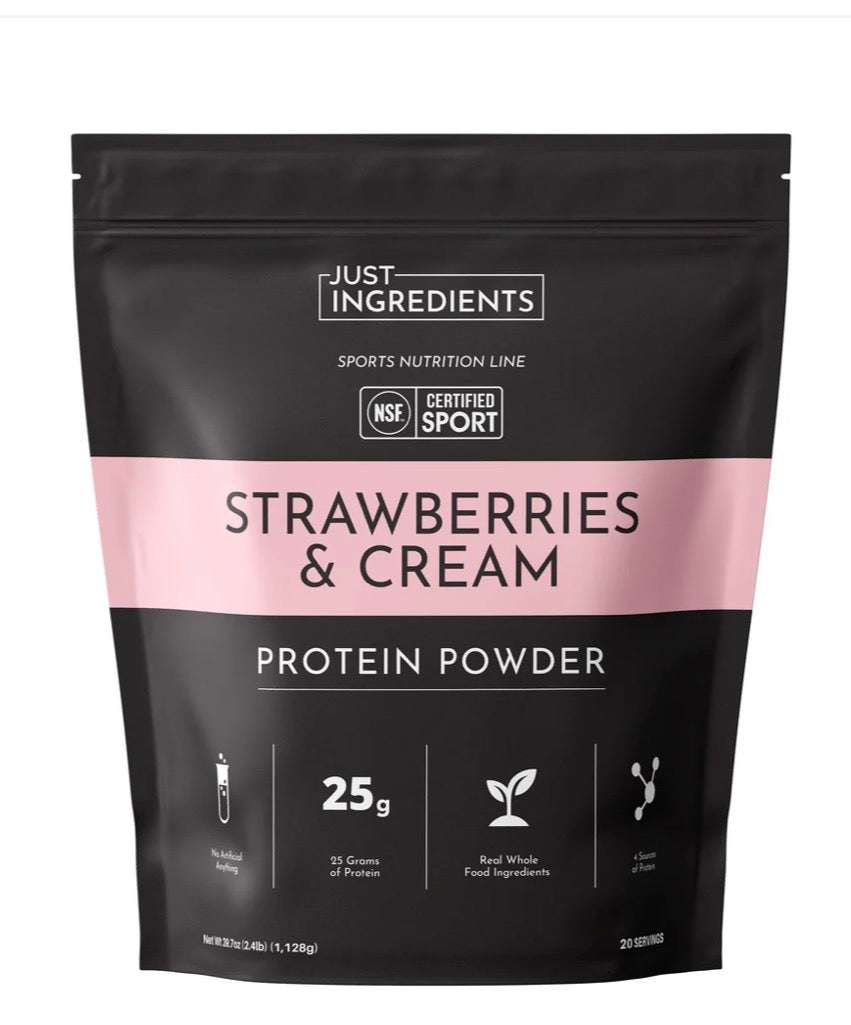 Strawberries & Cream Protein Powder | NSF
