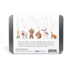 Coloring Postcards w/ 6 Winter Animal Designs (30cards)