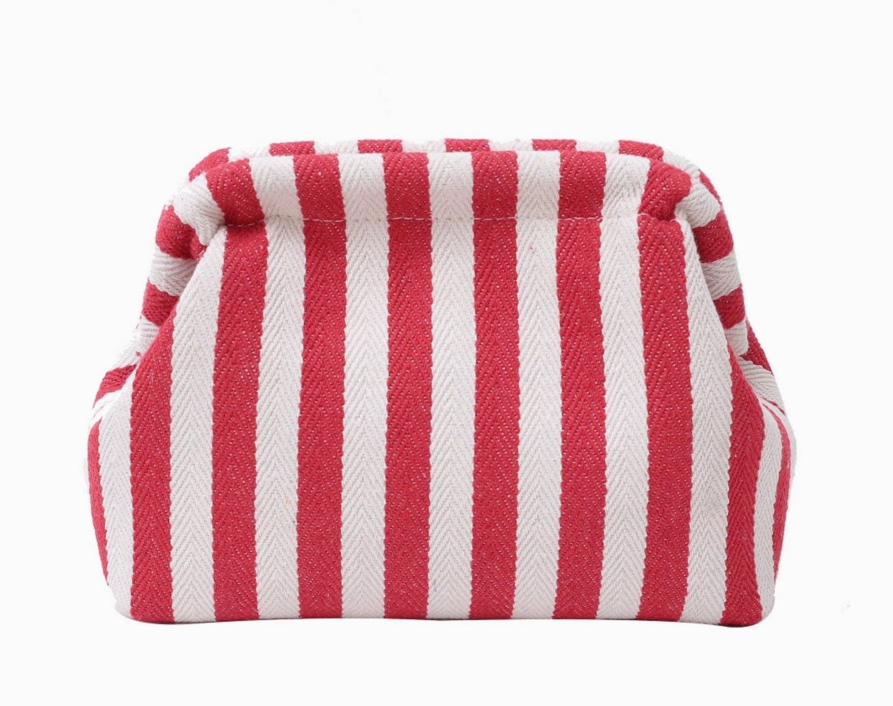 Cute Striped Makeup Pouch