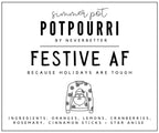 Festive AF Simmer Pot Potpourri