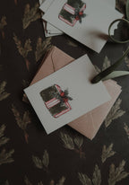 Christmas gift Small Flat Card