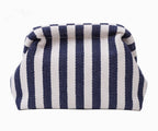 Cute Striped Makeup Pouch