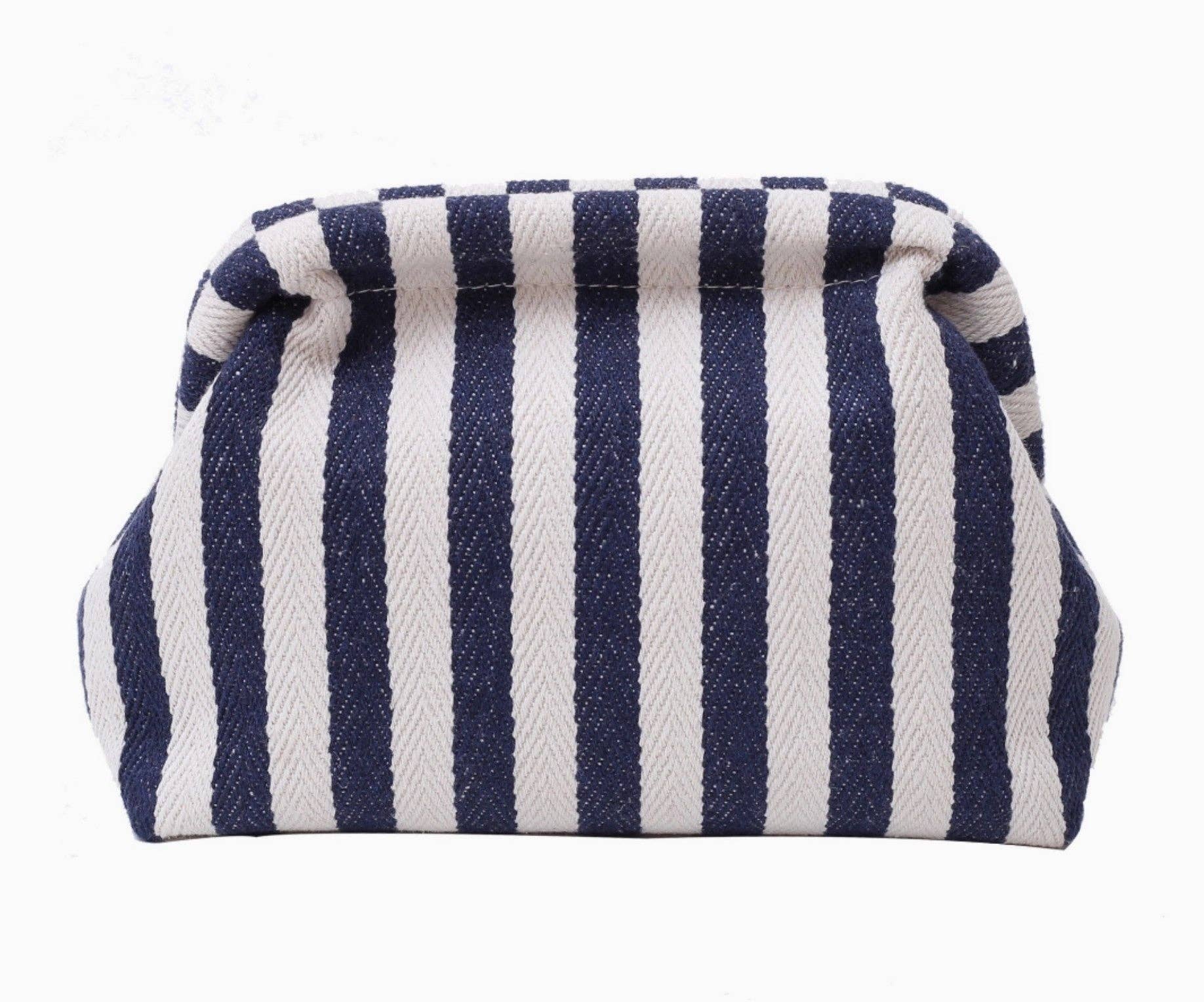 Cute Striped Makeup Pouch