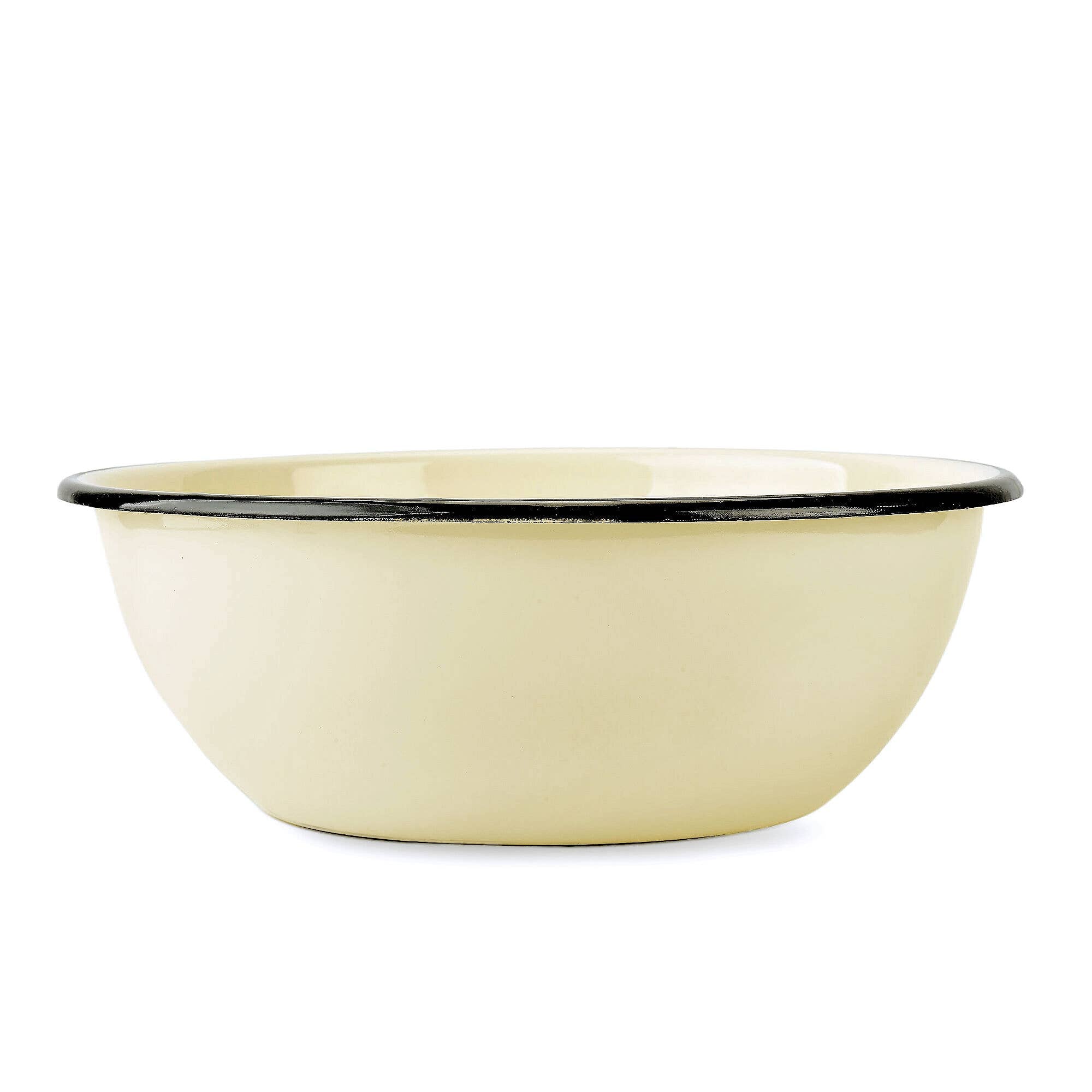 Ivory Vintage Enamel Bowl
