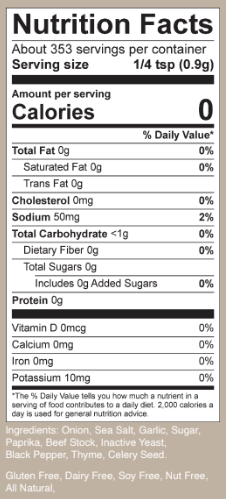 Onion Soup Mix