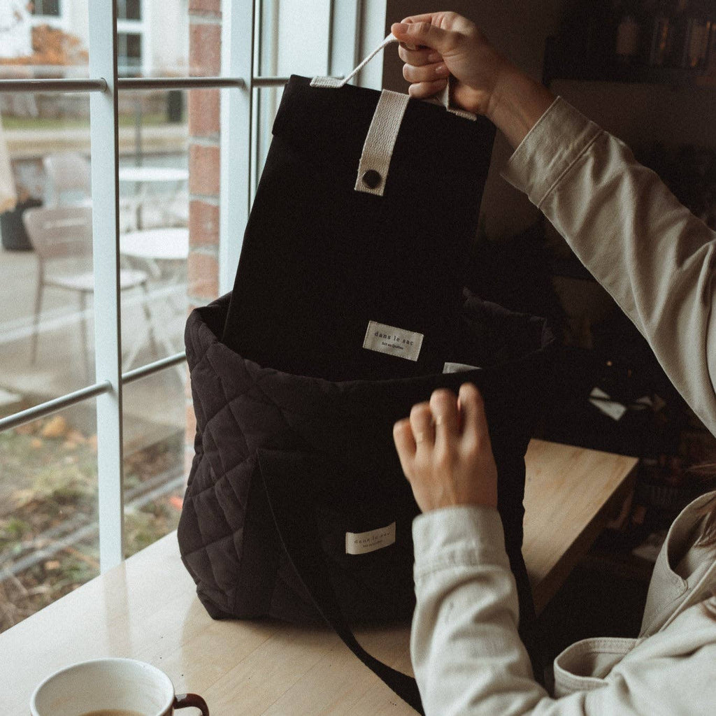 Quilted everyday tote