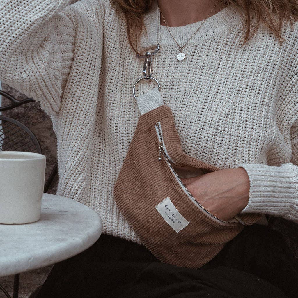 Corduroy belt bag