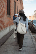 Organic cotton diaper bag - Gingham collection