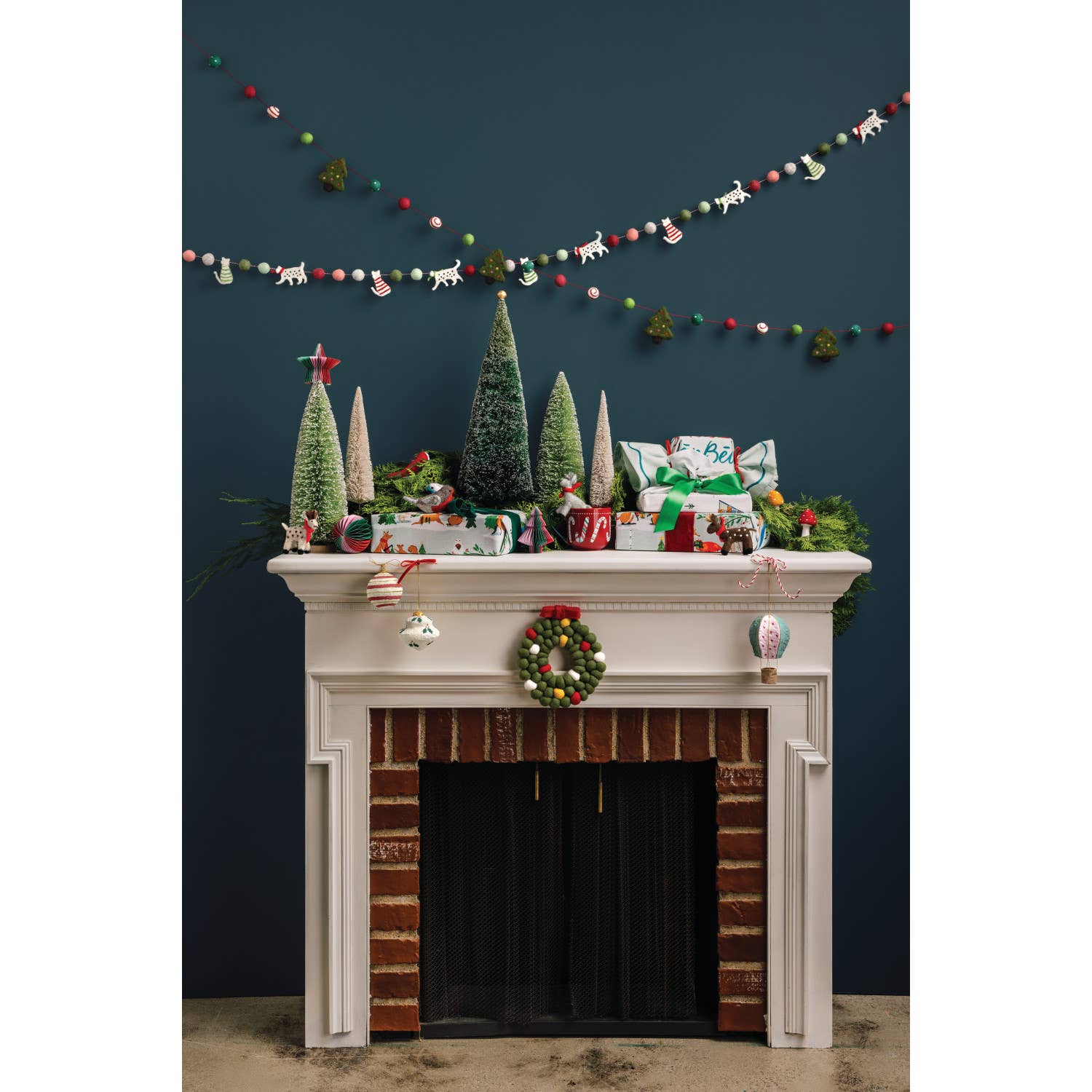 Globe Honeycomb Paper Christmas Tree Ornament